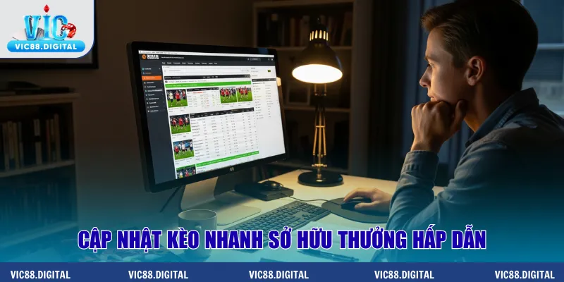 Cập nhật kèo nhanh sở hữu thưởng hấp dẫn