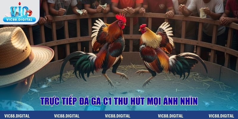 Trực tiếp đá gà C1 thu hút mọi ánh nhìn